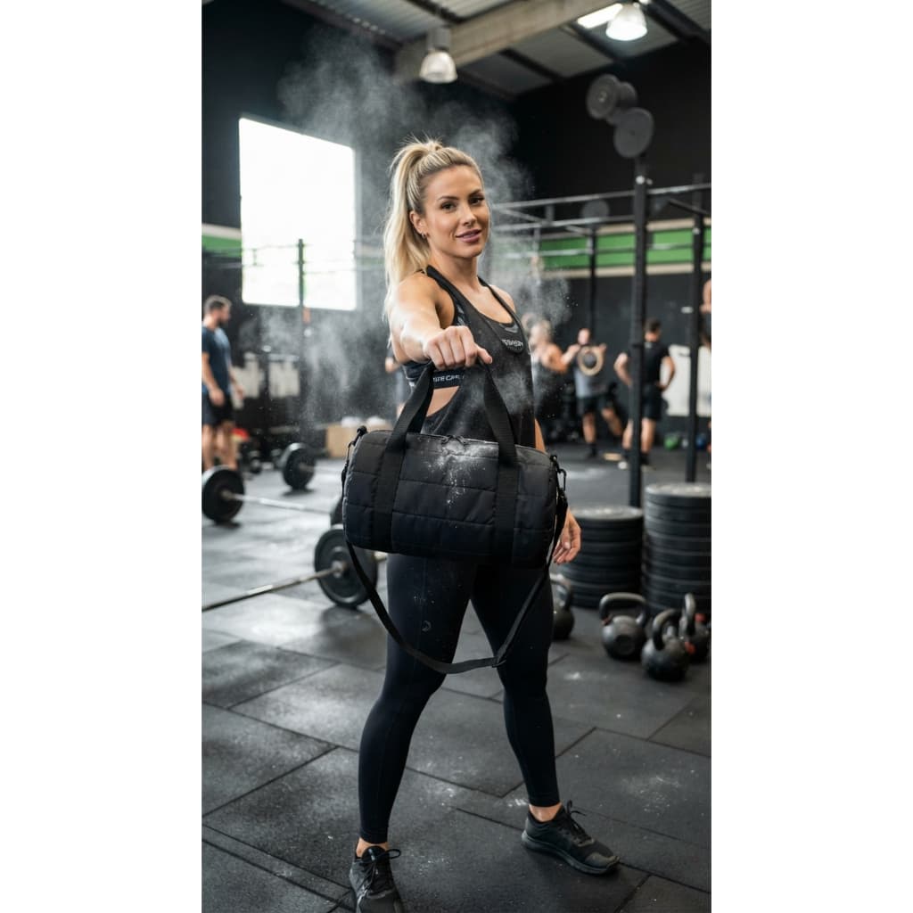 Bolsa de ombro versátil em Metalace cotelê e bolsa tote espaçosa para mulheres Academia Cross Esportiva Viagem Promoção