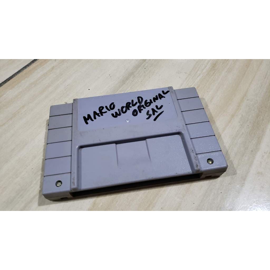 Super Mario World Original Salvando Super Nintendo Snes. N77