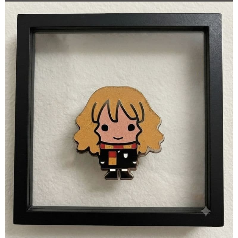 Quadro Decorativo Escola de Magia com Moldura Preta Geek