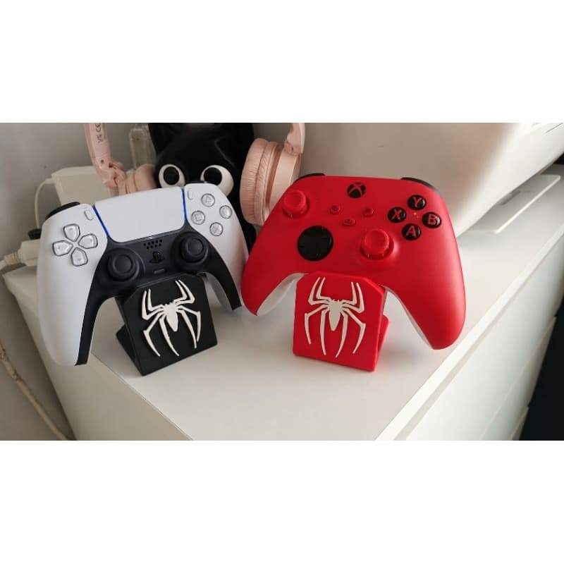 Suporte Para Controle Spiderman Xbox Ps5 Ps4 Gamer Display Mesa Organizador Controle Videogame Base Decorativa