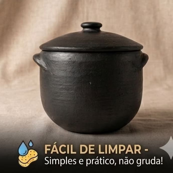 Panela de Barro Capixaba- Caldeirão 5 litros / feijoada-caldos