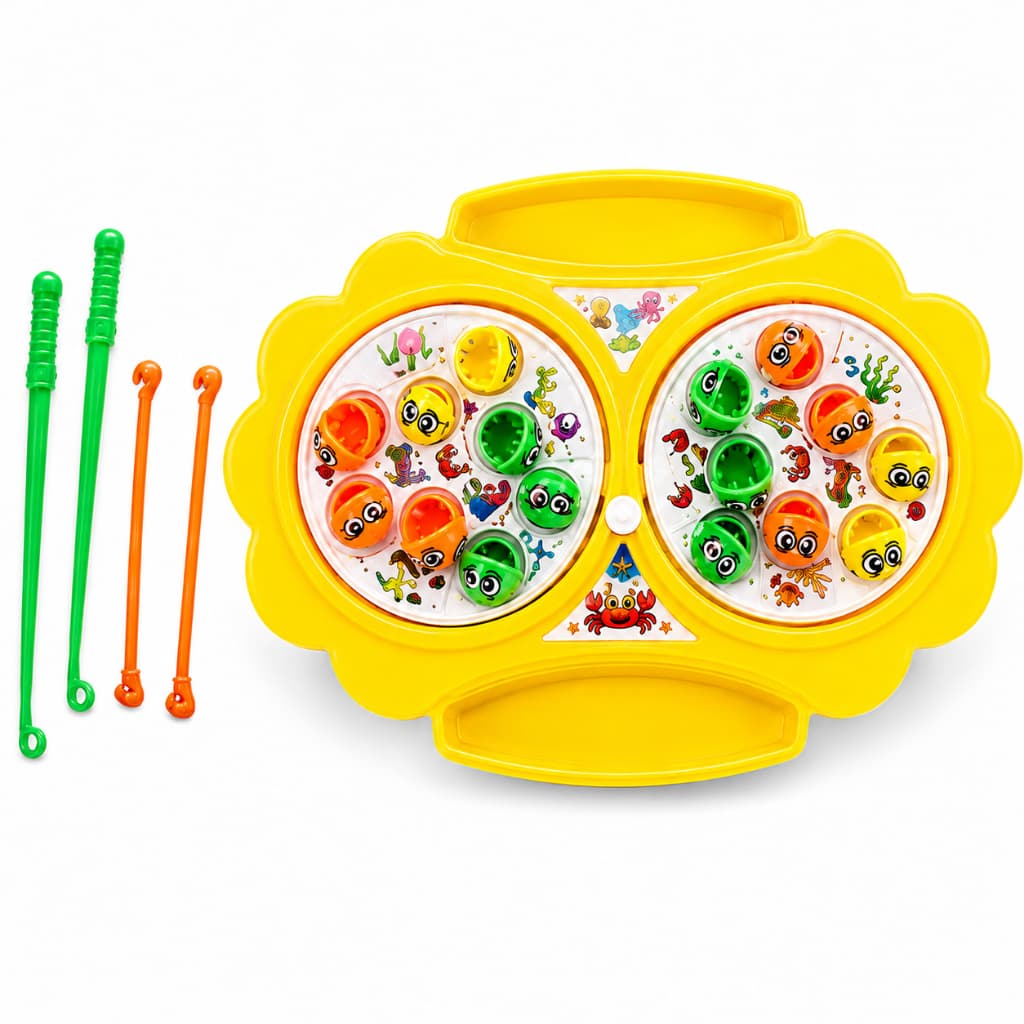 Jogo Pescaria Infantil Dupla Pega Peixe Pesca Maluca Brinquedo