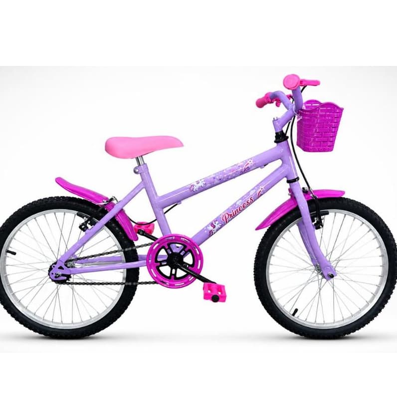 Bicicleta Aro 20 Feminina Infantil Bike Mais Brinde Para Criança 5 A 9 Anos Presente Para Meninas Frete Grátis