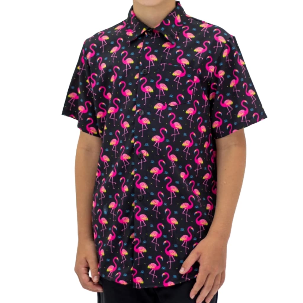 Camisa Social Infantil Juvenil  Botões Masculina Estampada Menino