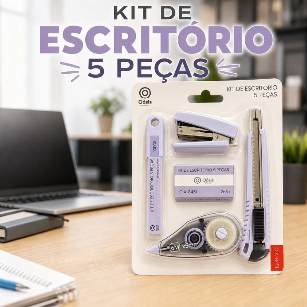 Kit Escritorio C/5 Pcs Oasis Market