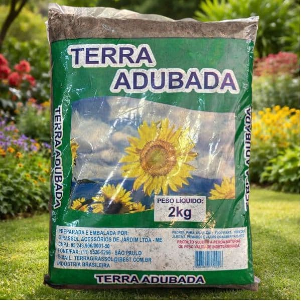 Terra Adubada Saco 2kg Girassol
