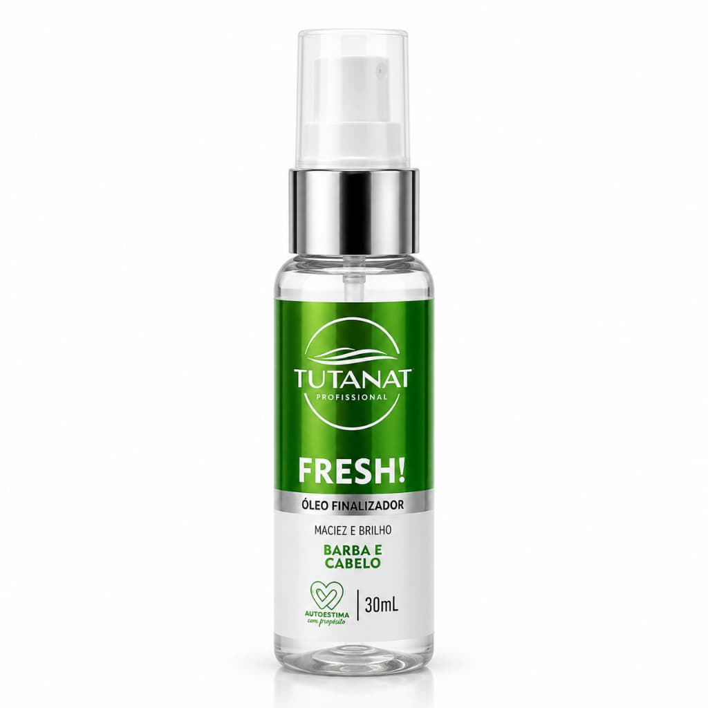 Óleo Finalizador Tutanat Profissional Fresh Barba E Cabelo 30ml