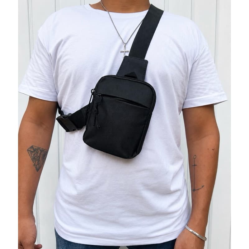 Shoulder Bag Masculina Premium Bolsa Transversal Streetwear Compacta Dia a Dia