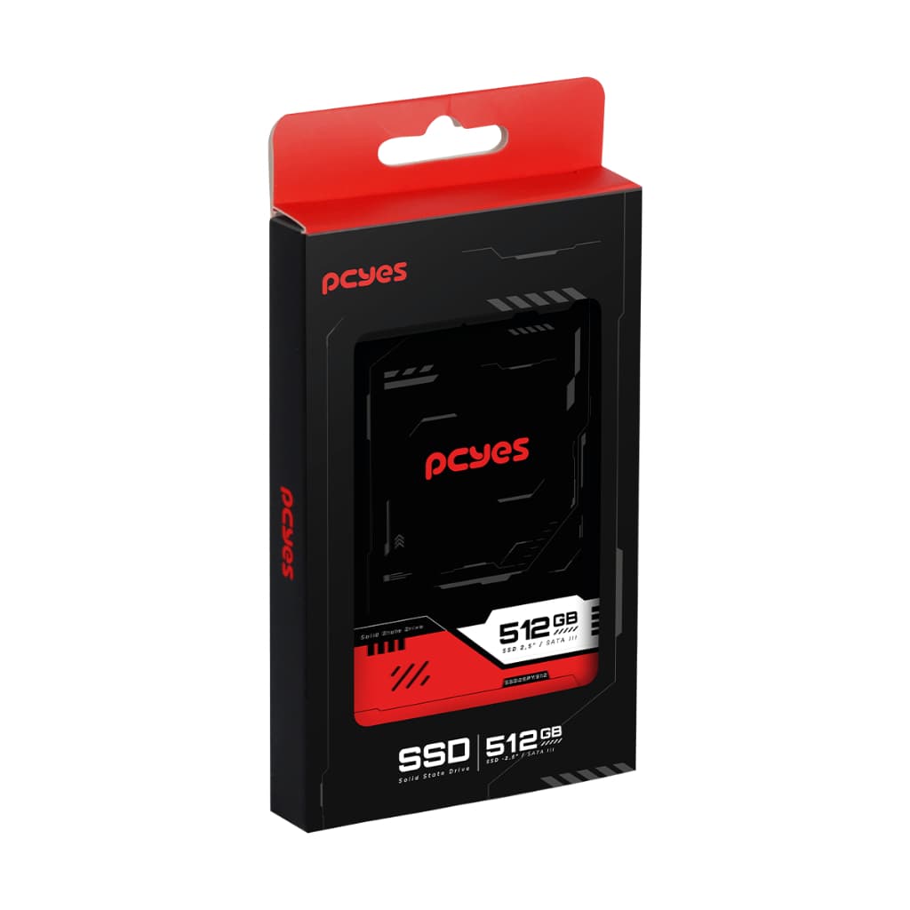 SSD PCYES PY512 512GB SATA III 2,5 LEITURA 550MB/S ESCRITA 400MB/S - SSD25PY512