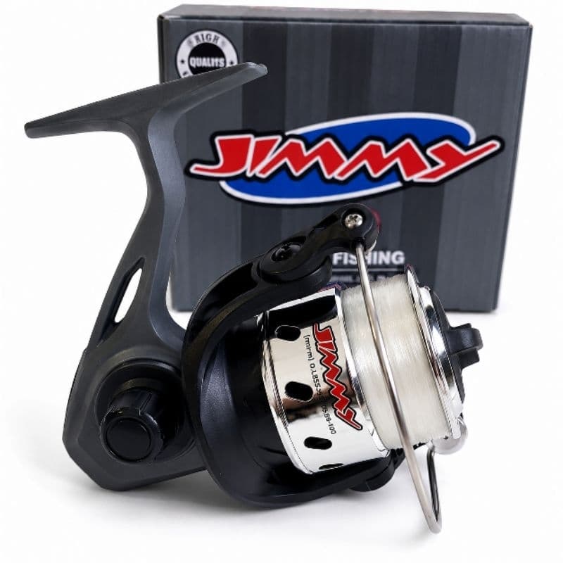 Molinete Marine Sports Jimmy Grey com Linha | Original | Pronto para Pesca