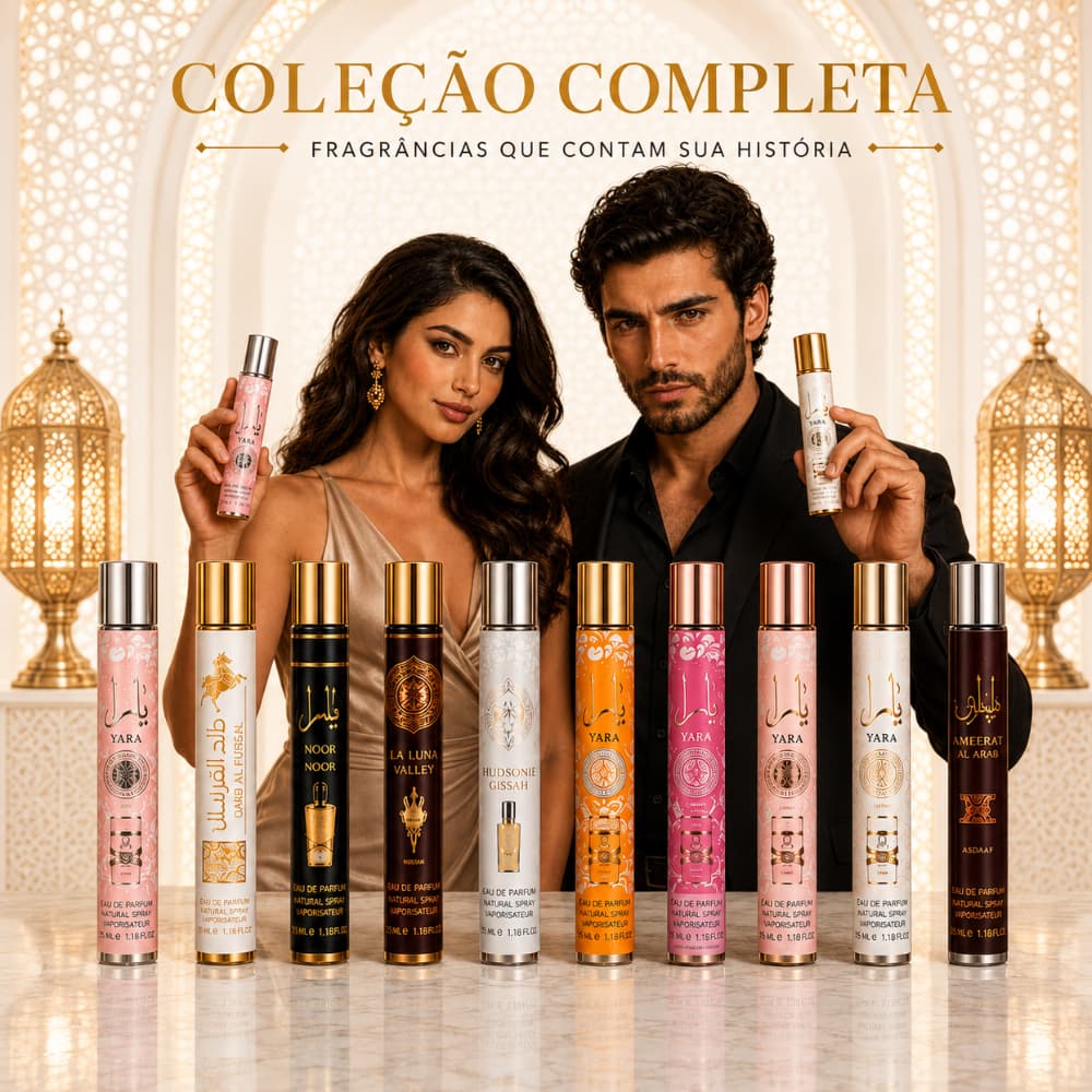 Perfumes Inspirações - Árabes 35ml Masculino e Feminino Longa Duração