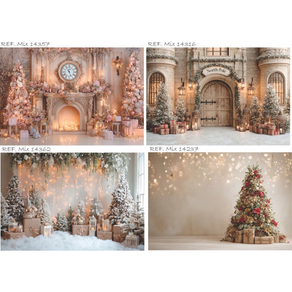 Fundo Fotográfico Natal Modelos e Medidas Variadas