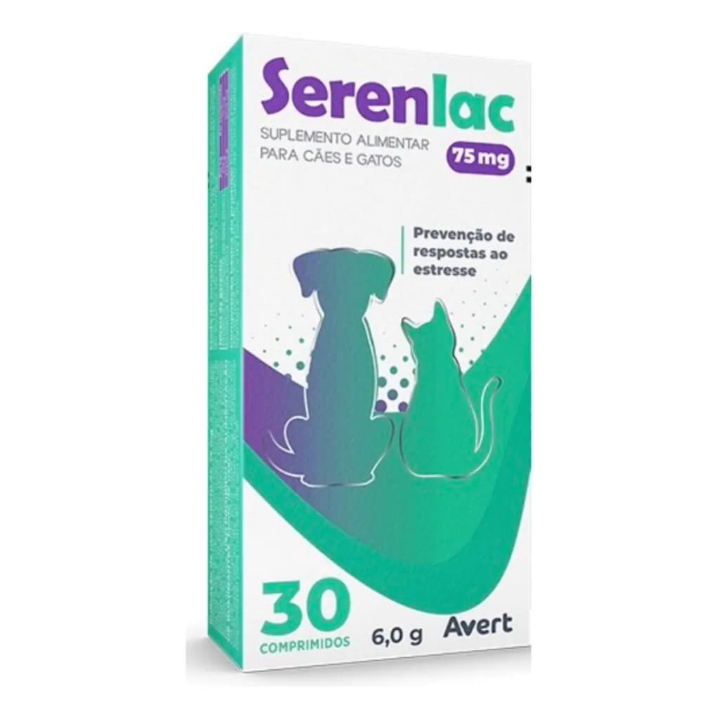Serenlac 75 mg Com 30 Comprimidos Suplemento