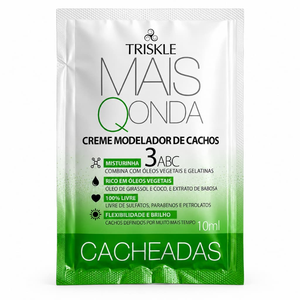 Triskle Sachê Mais Q Onda Modelador Cacheados 10ml