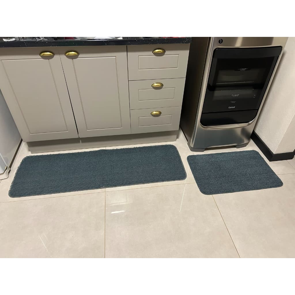 Tapete De Cozinha Jogo 2 Peças + Passadeira