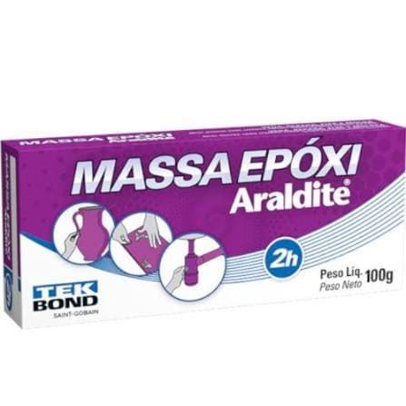 Araldite Massa Epóxi Adesiva Multiuso 100g - Alta Adesão e Versatilidade