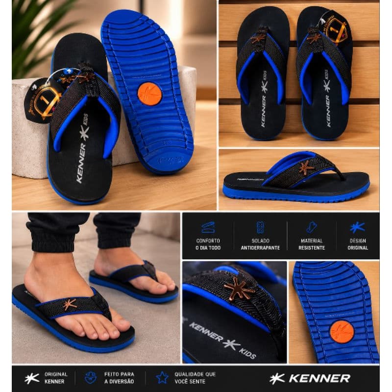 Chinelo Infantil Masculino Casual Solado Macio Ideal Para o Dia-Dia [FOTOS REAIS] ENVIO IMEDIATO!!