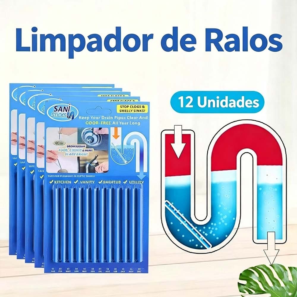 Haste De Limpeza Esgoto Banheiro Cozinha Limpador E Desentupidor Pia Ralo