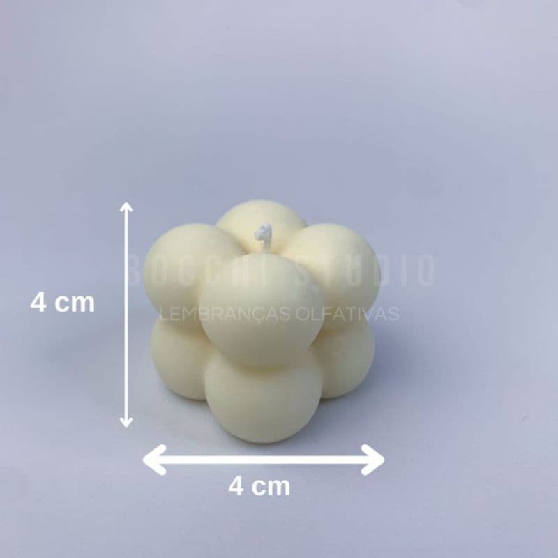 Velas Bubble Aromáticas 40g | Cera Vegetal Artesanal | Decoração e Presente | Kit 5 10 20 30