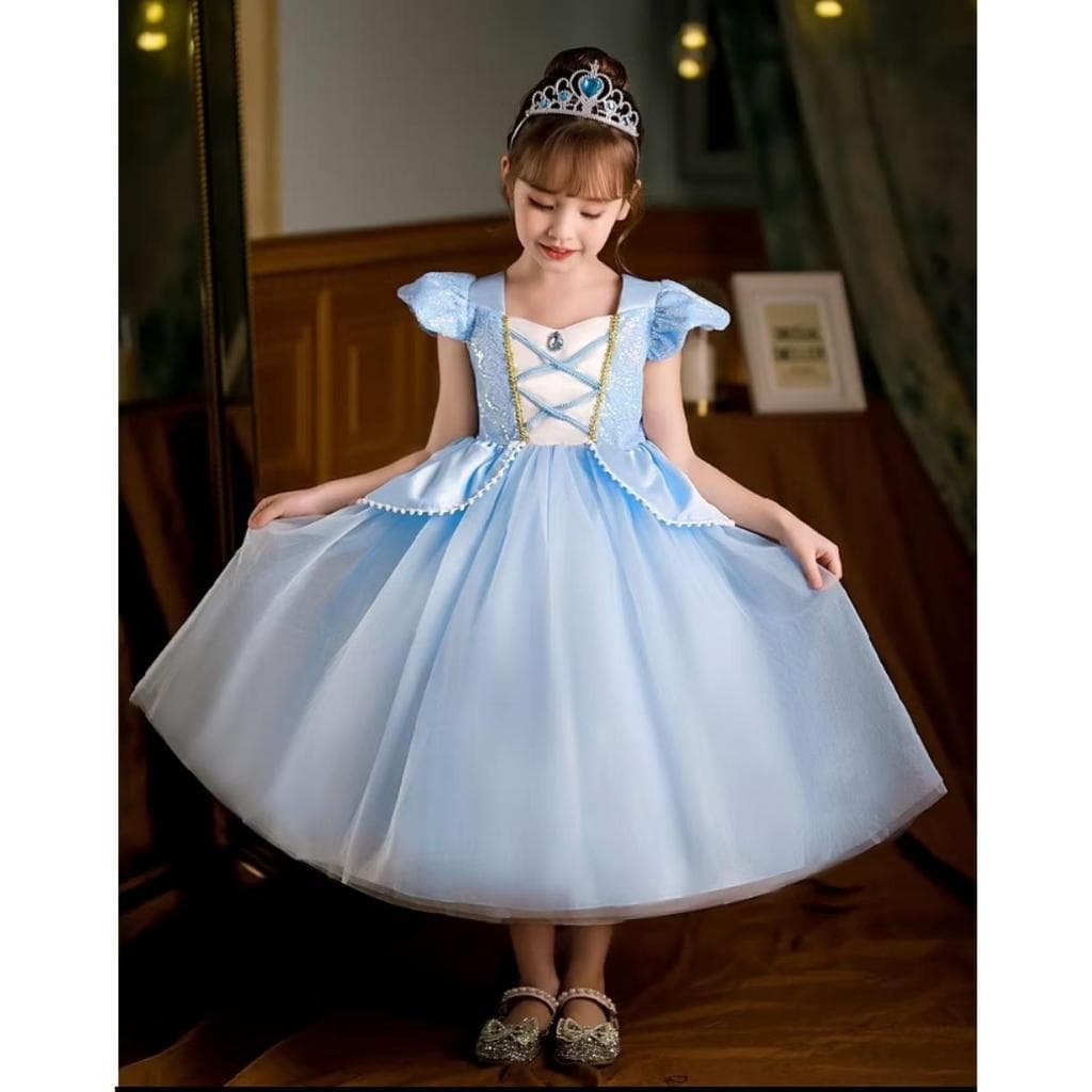 Fantasia de Cinderela / Vestidos de princesa para festas de aniversário