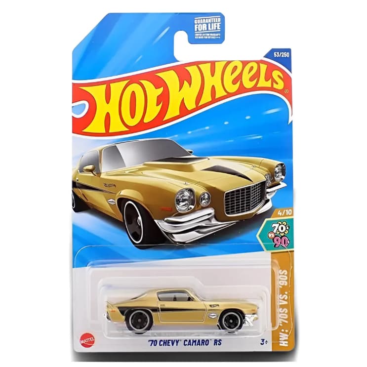 Hot Wheels '70 CHEVY Camaro RS - Dourado