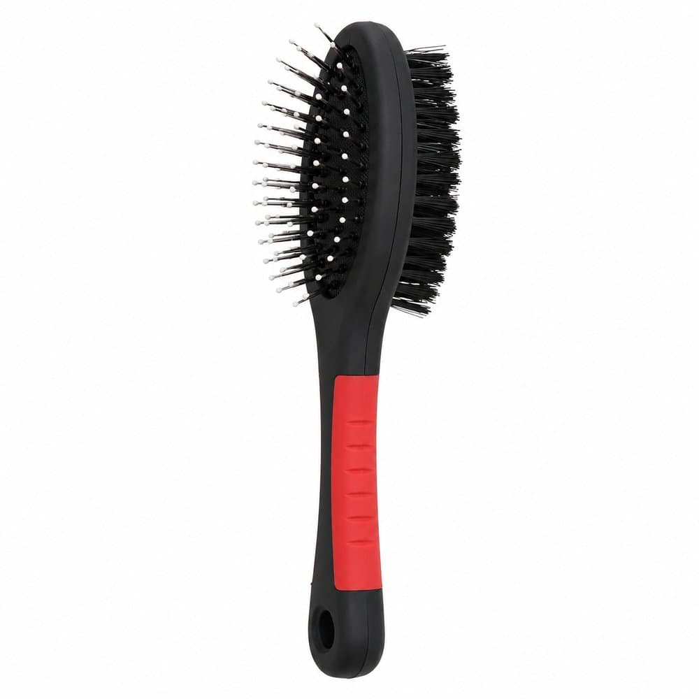 Escova Pet Dupla Face 21cm para Cães e Gatos Removedora de Pelos