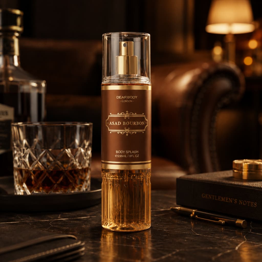 Body Splash Asad Bourbon Perfume Arabe Masculino Corporal Alta fixação