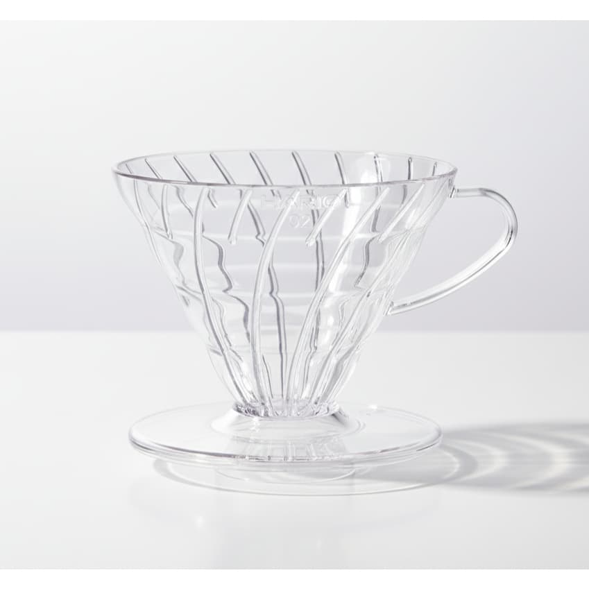 Hario Suporte para filtro de café V60 Tamanho 02 Transparente Original Japão