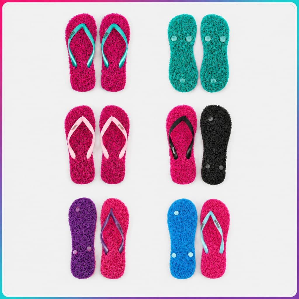 Chinelo Apaju Rosa Pink Duplo Tapetinho para Uso Doméstico.