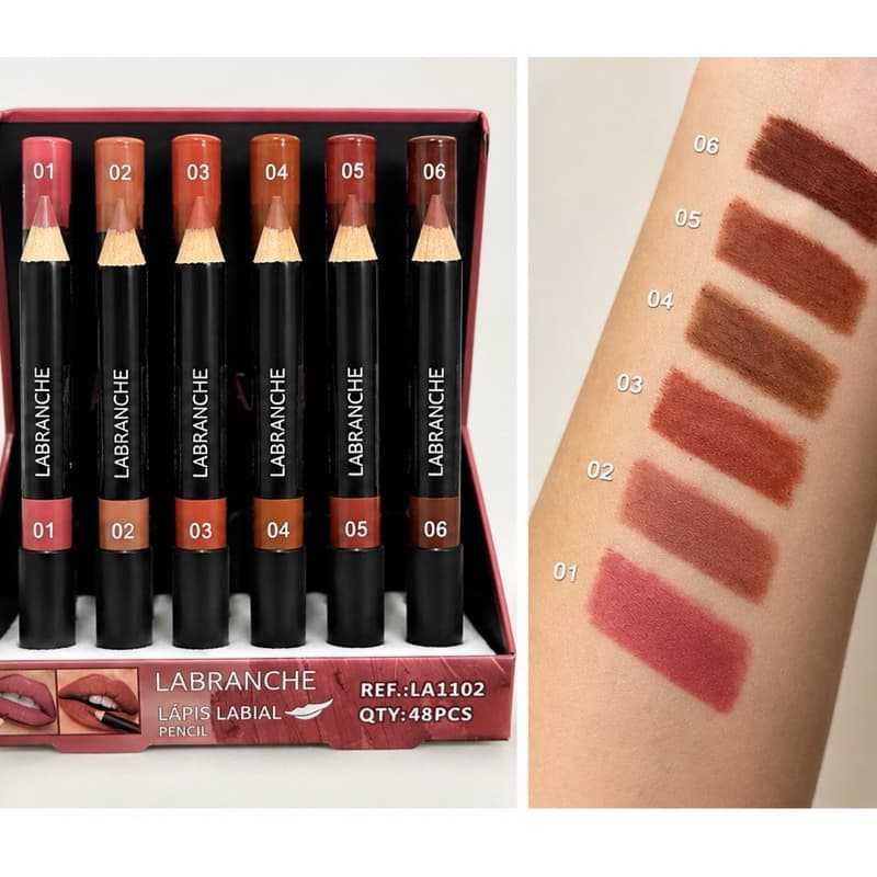 Lápis Contorno Labial Jumbo Toque Macio - Unitário - Labranche - LA1102 - 6 cores