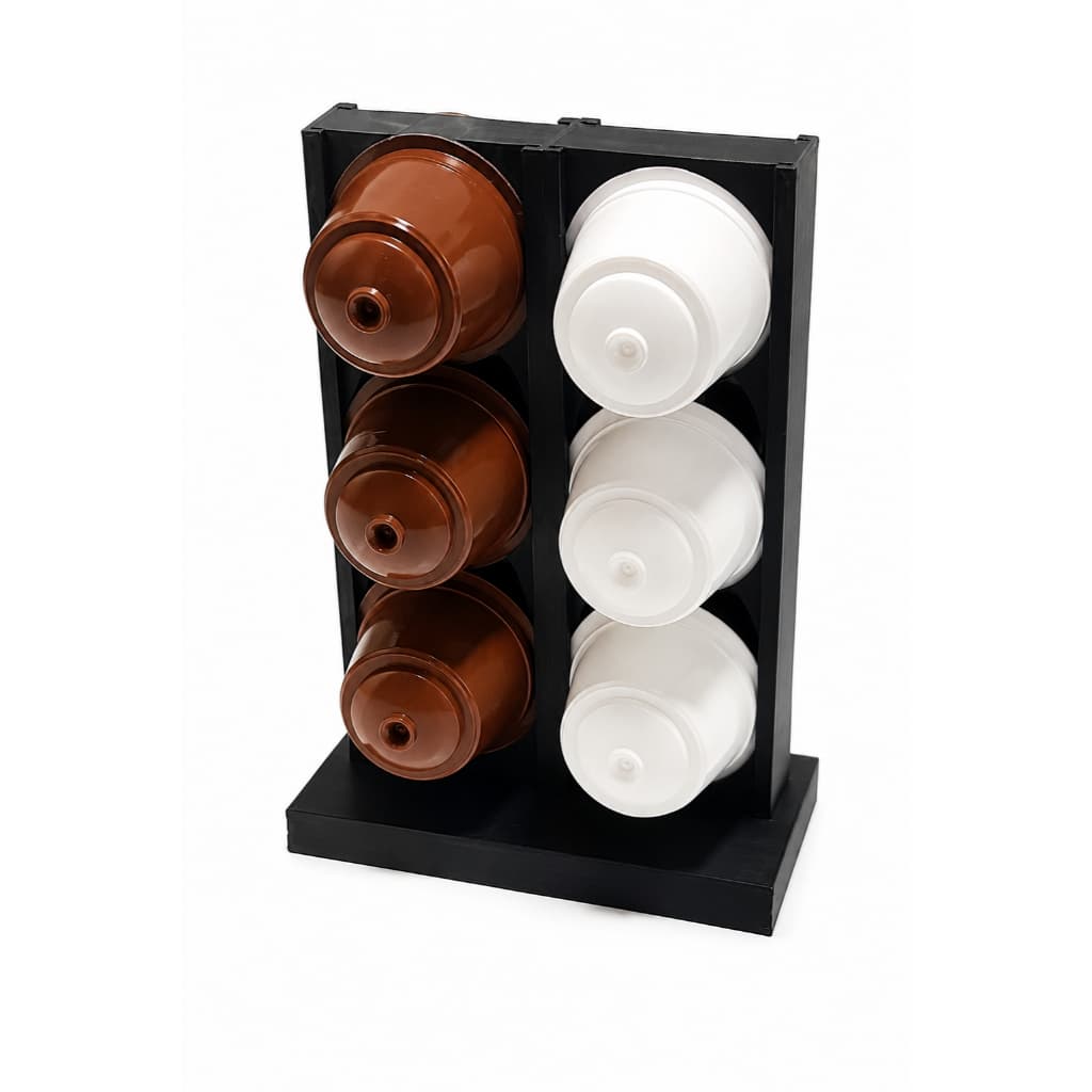 Porta Cápsulas Dolce Gusto Suporte Organizador Vertical Dupla Face 12 Cápsulas