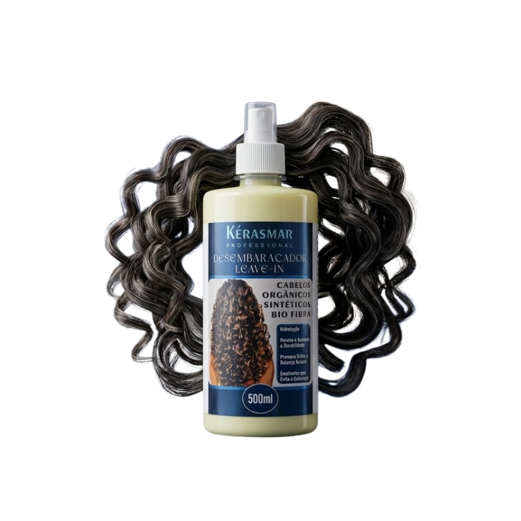 Kérasmar Leave-in Desembaraçador Anti Frizz Para Cabelo Orgânico, Sintético, Semi Sintético e Bio Fibra 500ml