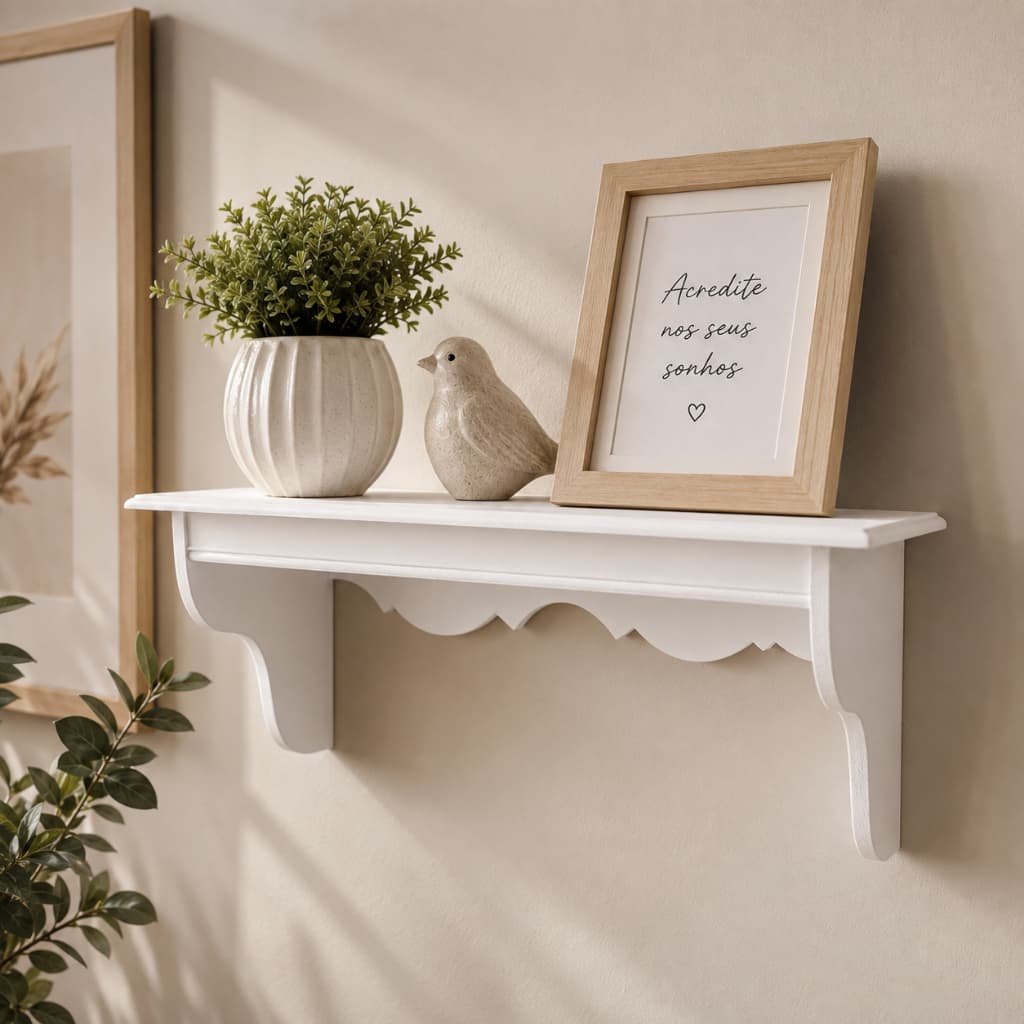 Conjunto de Prateleiras trabalhadas Altar Religioso casa Decoração
