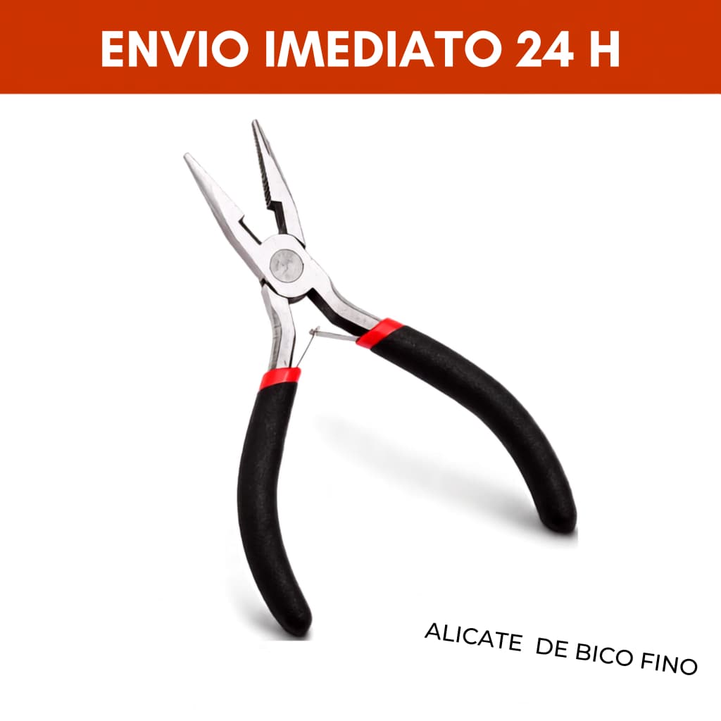 Alicate Bico Chato / Meia Cana - Universal Bijuteria Artesanato Pesca
