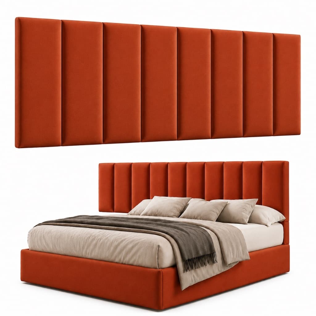 ENVIO HOJE Kit Até 8 Placas Cabeceira Modular Estofada 60x20 Cama Box