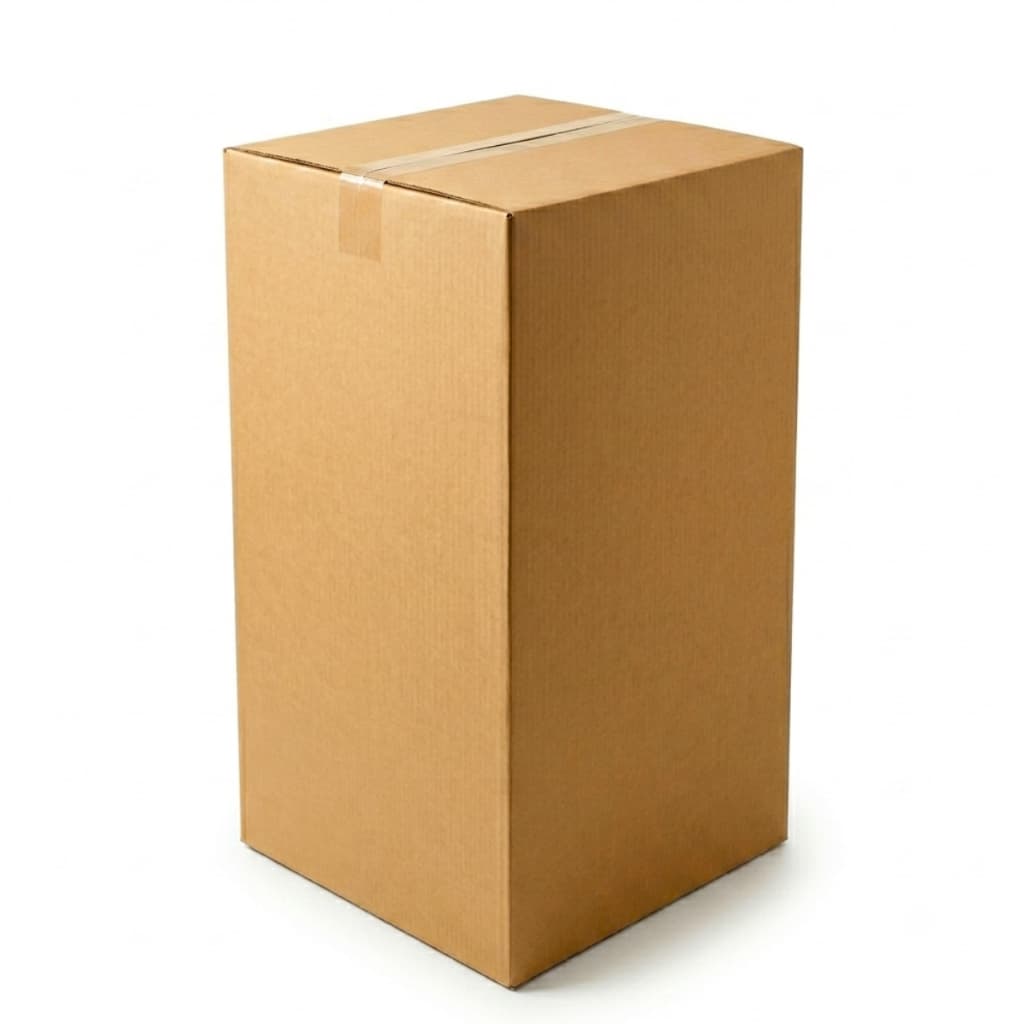 1 Caixa Kraft para Campanha do Agasalho e Mudanças Resistente e Espaçosa 50x50x90cm