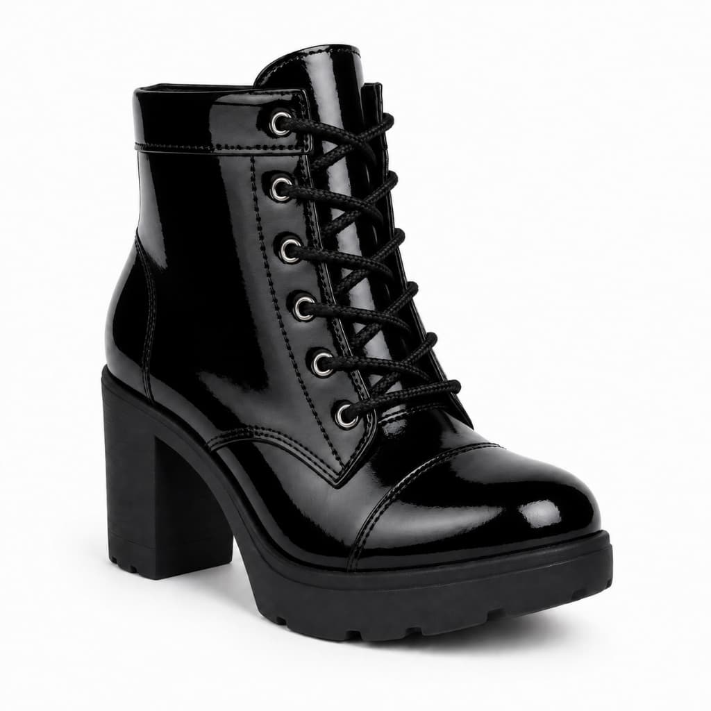 Bota Coturno Feminino Salto Alto Grosso