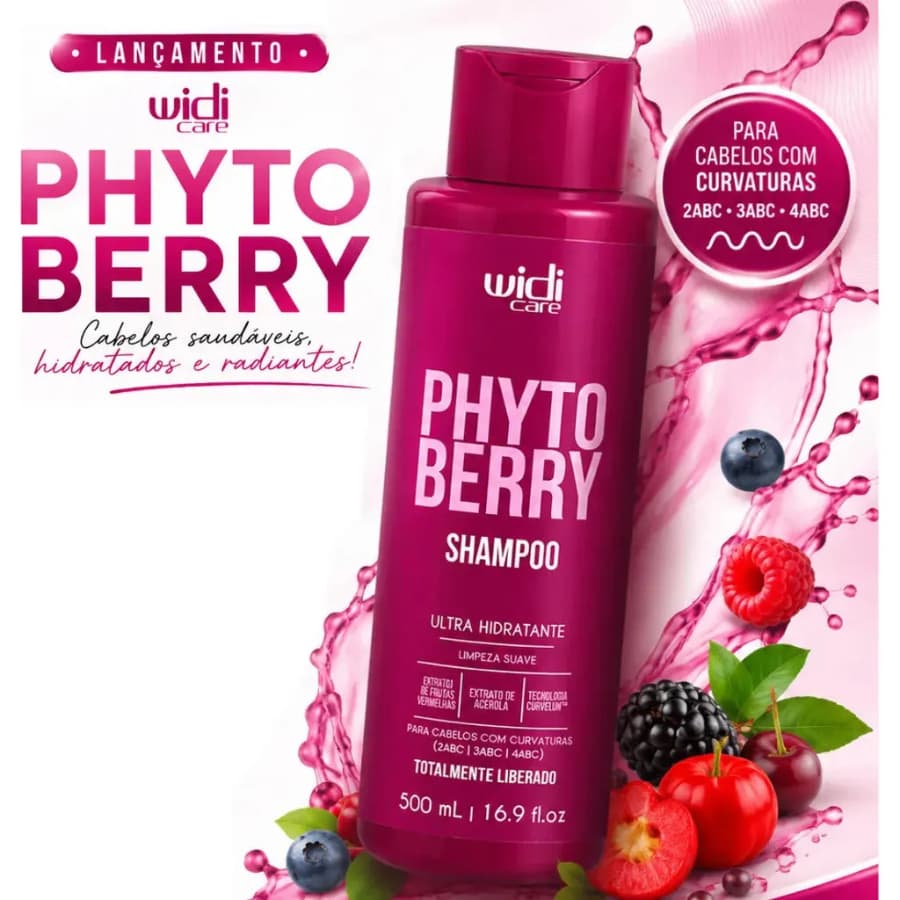 Shampoo PHYTOBERRY Ultra Hidratante 500ml - Widi Care