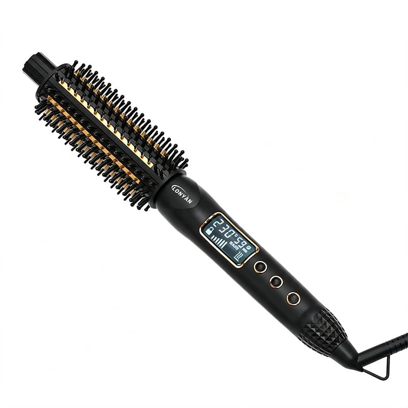 Escova Modeladora 32mm LONYAN Bivolt 127V 220V Modelador Cachos PTC Profissional Aquecimento Cerâmica Anti Frizz Display