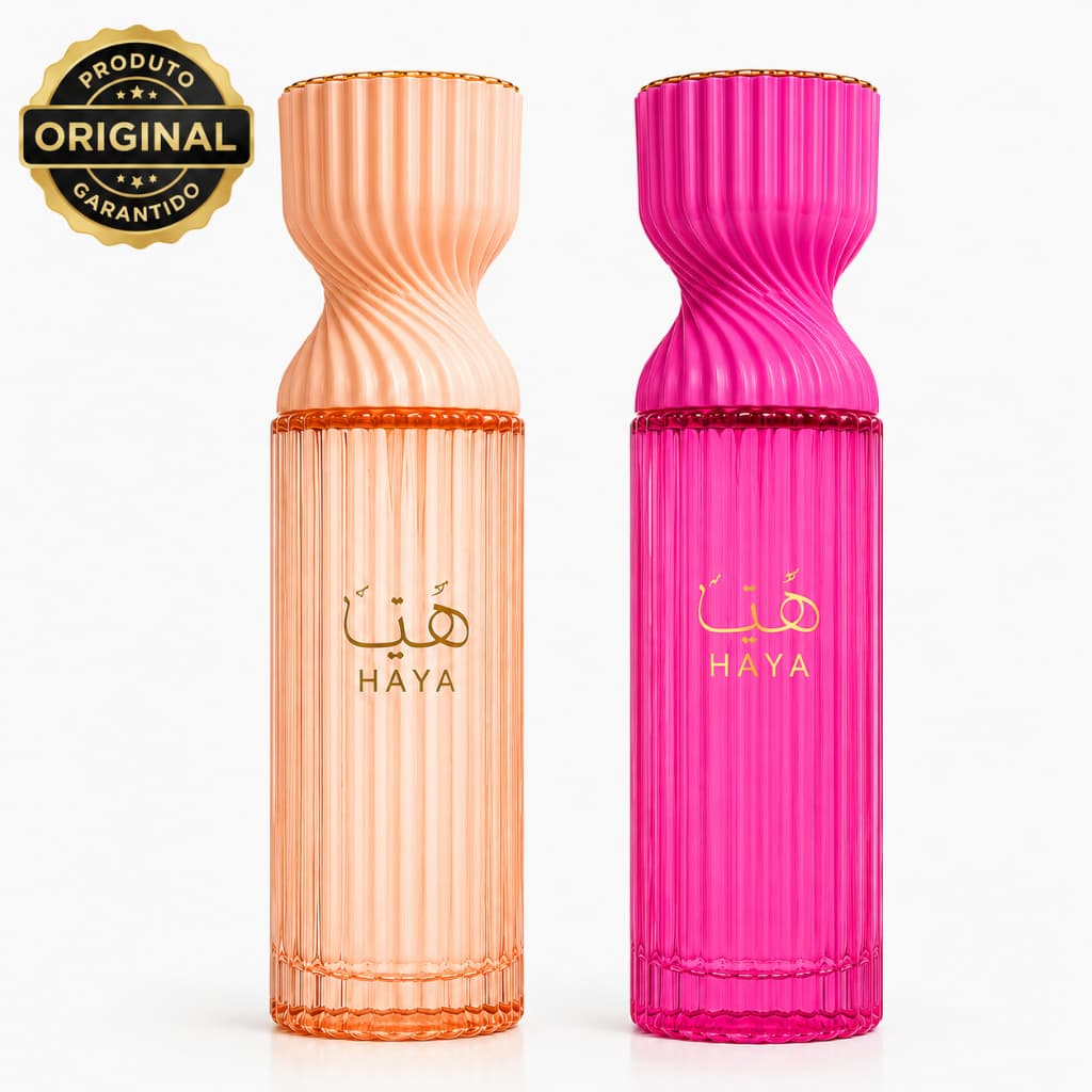 Kit 2 Body Splash Yara Árabe Importado Rose e Pink  Perfumes