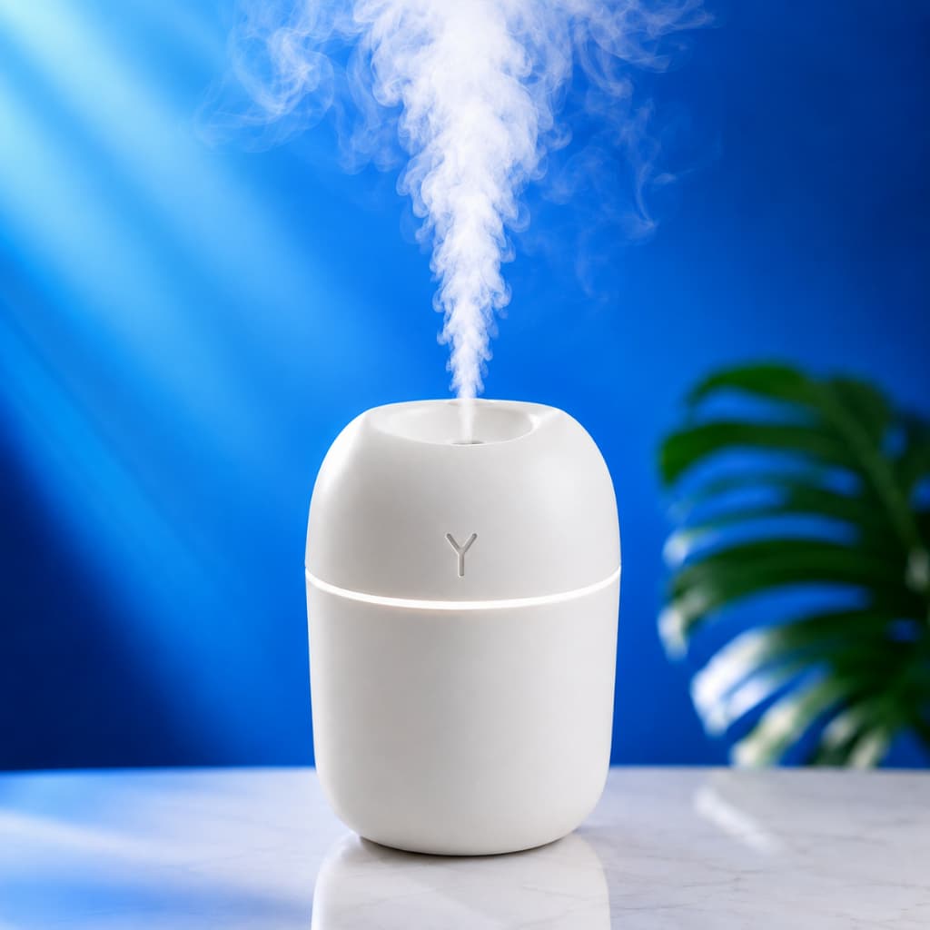Mini Umidificador Ultrassônico - Alívio do Ar Seco e Aromatização