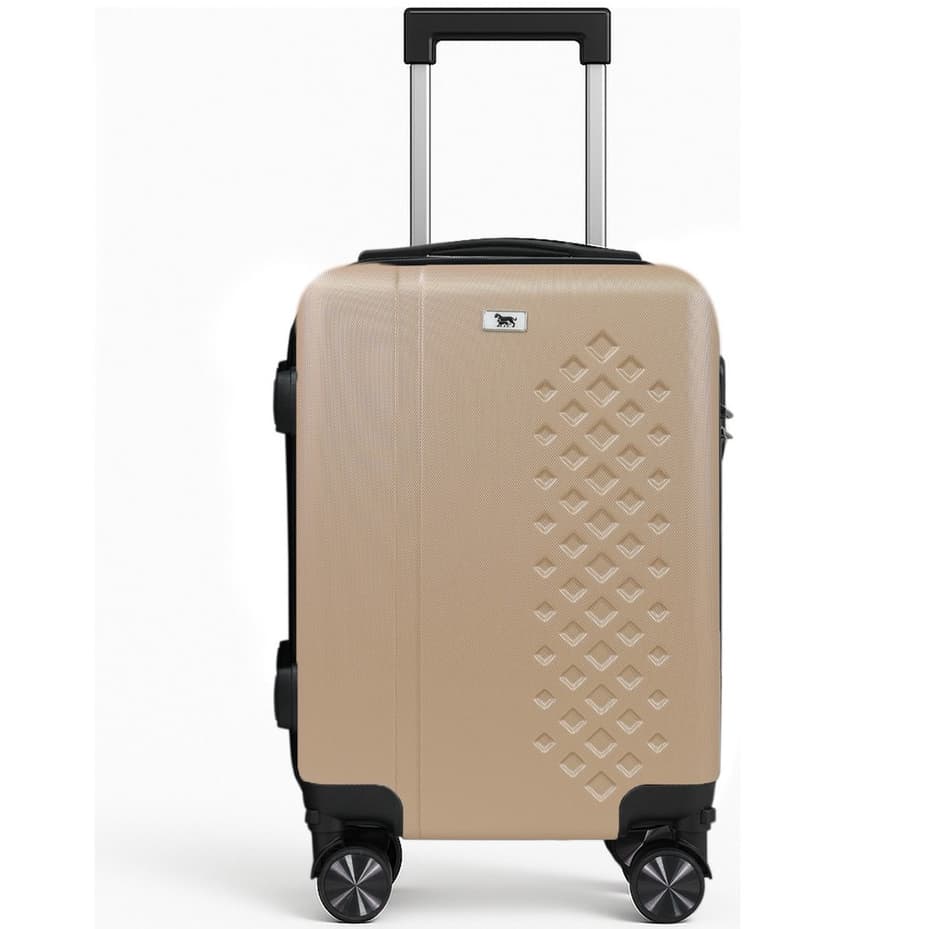 Mala Pequena de Bordo 18 Polegadas 10kg Padrão ANAC Mala Viagem ABS Chapa Dupla Rodinhas 360 Removíveis Cadeado M1-M6
