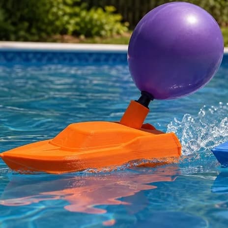 Barco Movido a Balão – Experiência Educativa com Propulsão a Ar