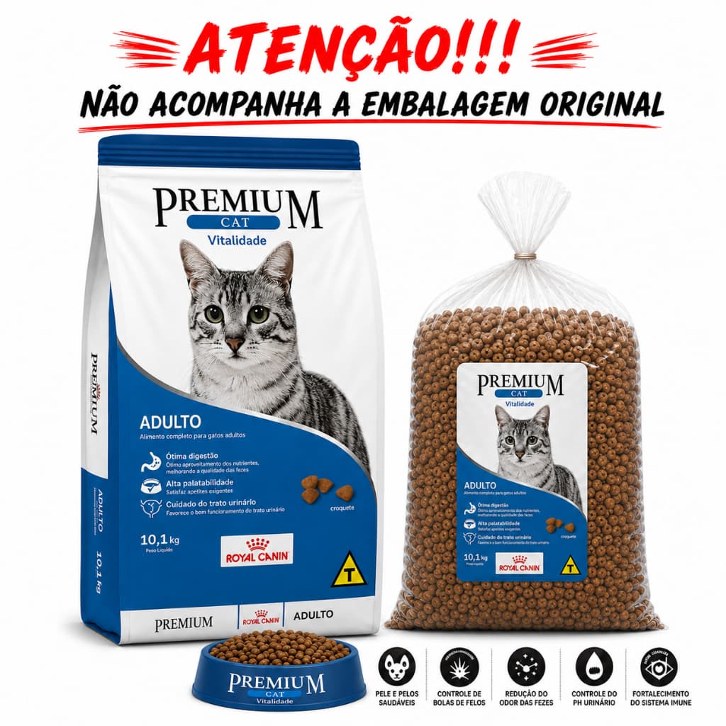 Ração Royal Canin Premium Cat Vitalidade para Gatos Adultos FRACIONADO/GRANEL