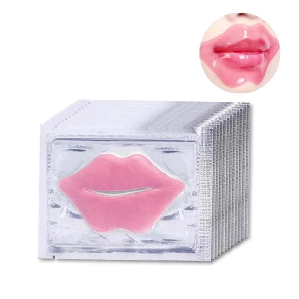Kit Máscaras Labial DADIVA De Mel de colágeno com cristal hidratante para lábios