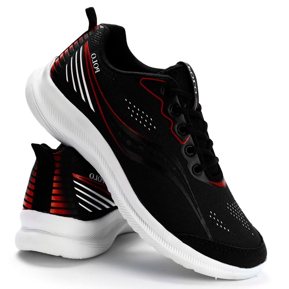 Tênis Masculino Polo Stretch Respirável e Leve Corrida e Academia Masculino Promoção