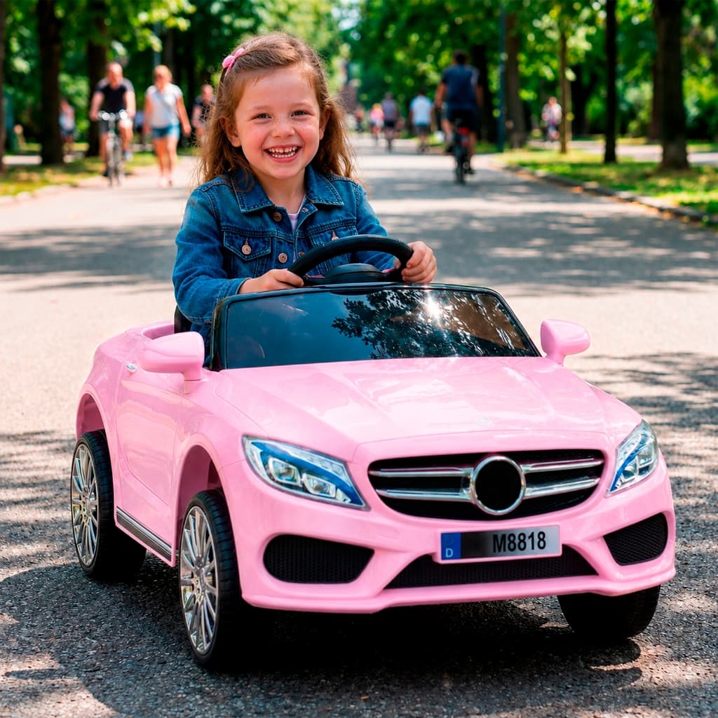 Mini Carro Eletrico Infantil 6v Carrinho para Criança 2 a 4 anos Controle Remoto Motorizado Bateria