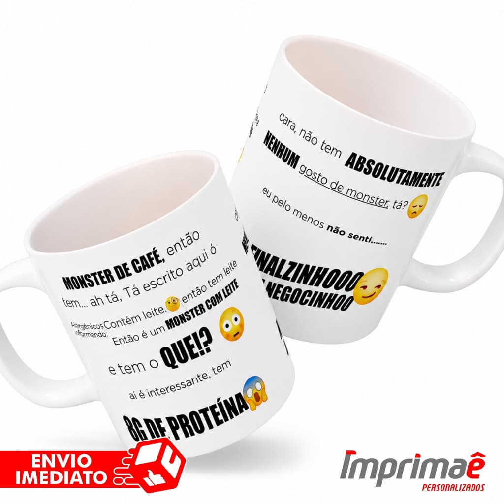 Caneca Meme Davy Jones - 8g de Proteína - No finalzinho tem um negocinho