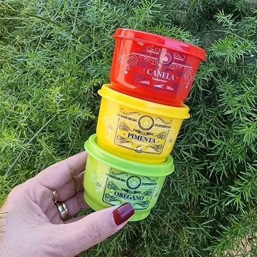 Tupperware  potinhos para temperos 140ML -- Clássicos Tupperware