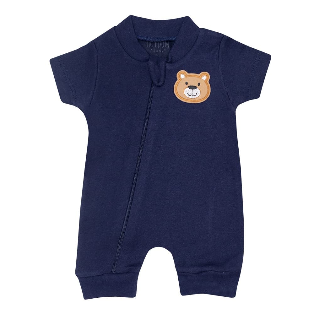 Macacão Romper de recém nascido Manga Curta  Roupas de Bebê Macaquinho Menino